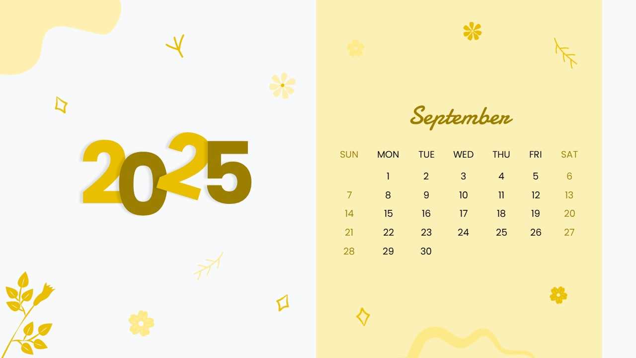 powerpoint calendar template 2025 free