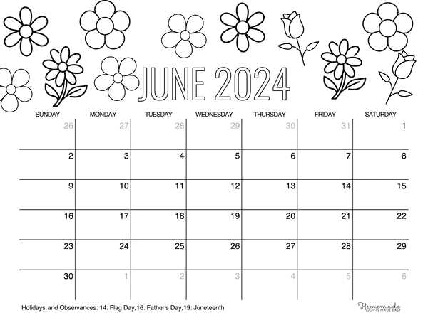 june calendar 2025 template