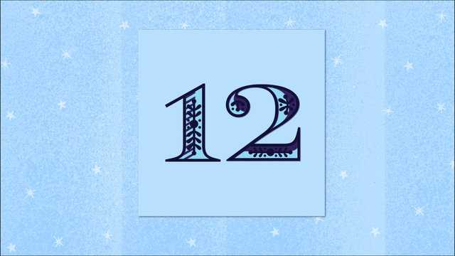 animated advent calendar template