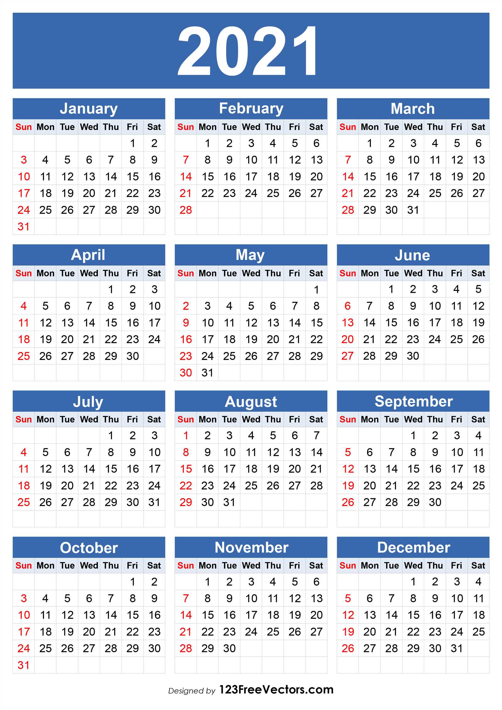 template trove calendar