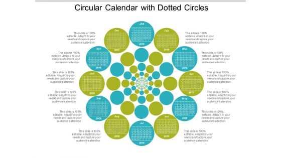 circular calendar wheel template