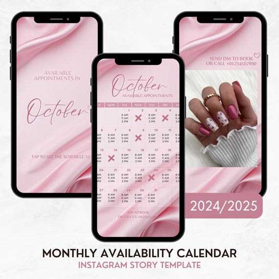 appointment calendar 2025 template