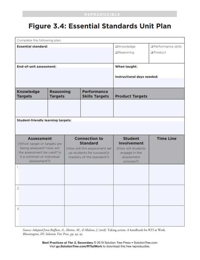 assessment calendar template