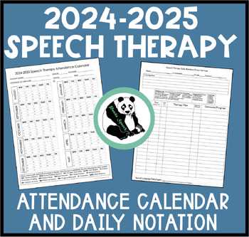 attendance calendar 2025 template free