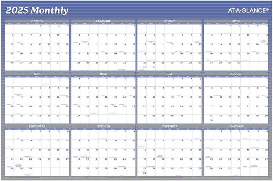 avery calendar templates 2025