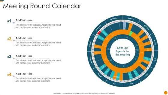 circle calendar template