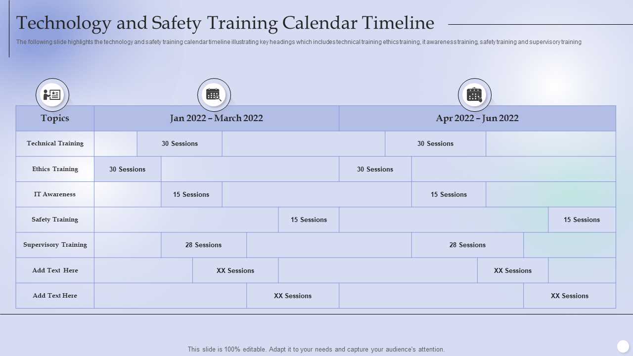 safety compliance calendar template