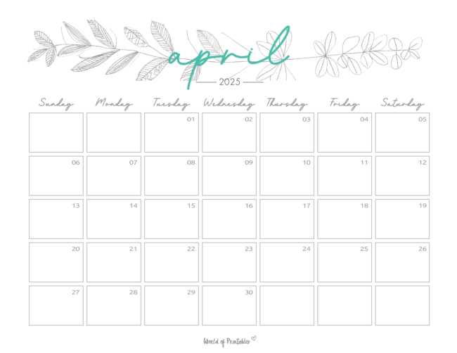 april 2026 calendar template free april 2026 calendar template free