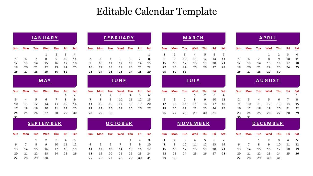 editable photo calendar templates