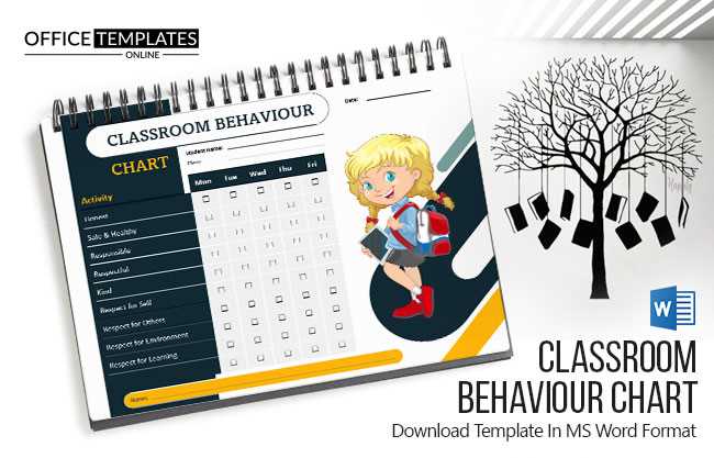 behavior chart calendar template