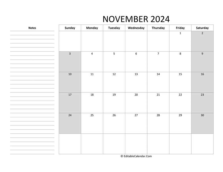 fillable calendar templates