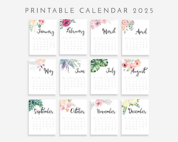 november blank calendar template 2025