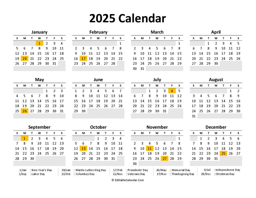 template calendar 2026 free