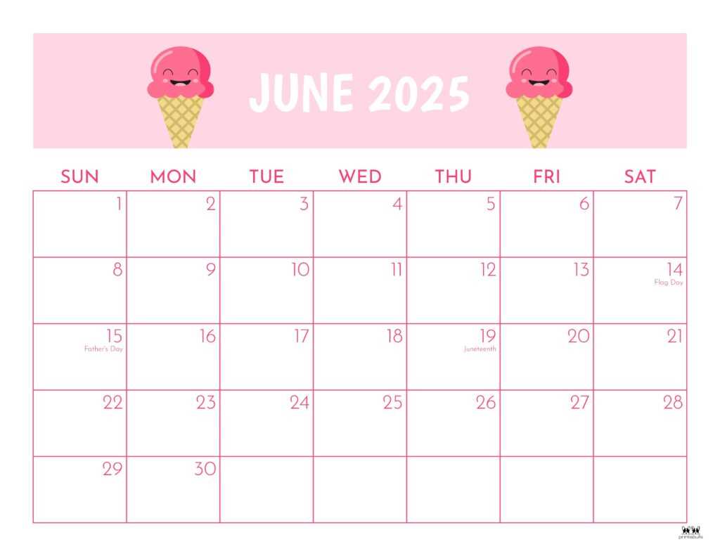 blank calendar template 2026 june