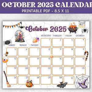 blank calendar template for october 2025