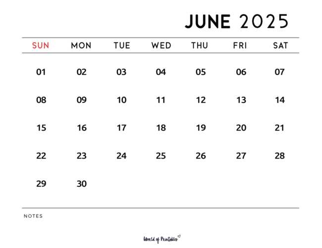 blank calendar template june july august 2025