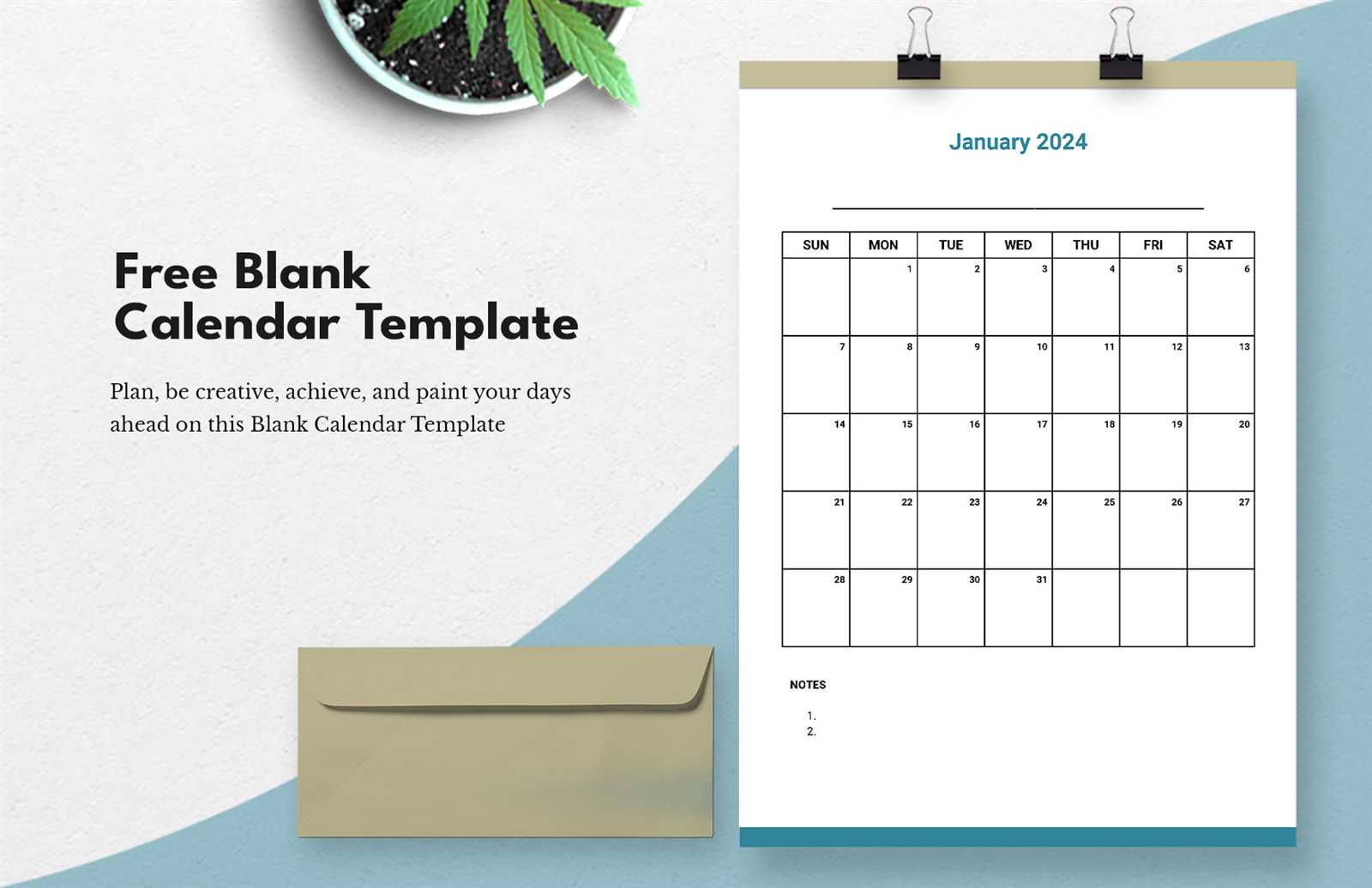 blank calendar template vertical