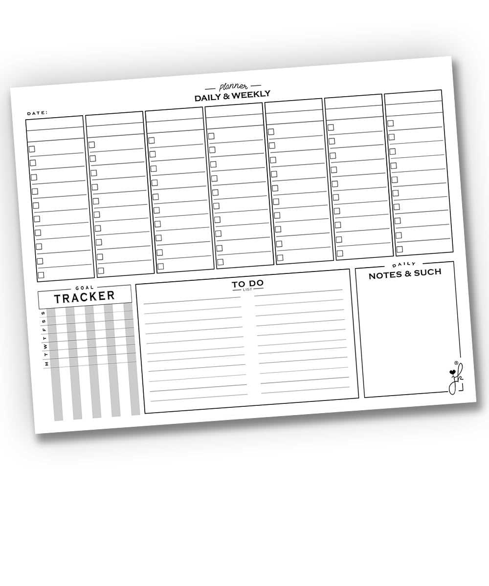 block calendar template