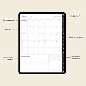 calendar template for ipad