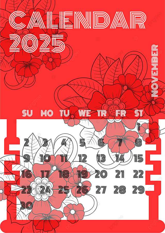 free november 2025 calendar template