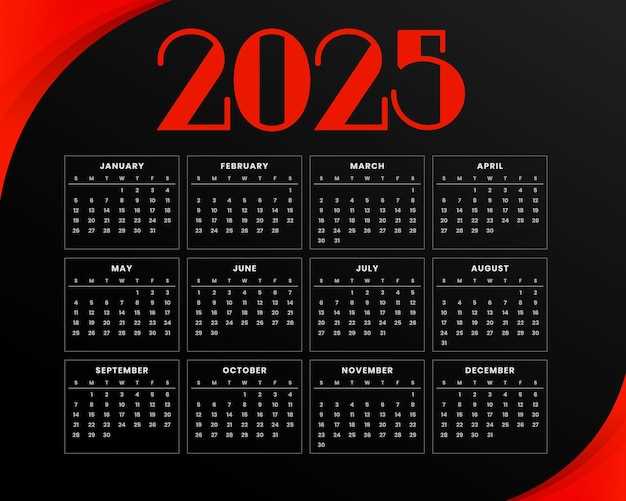 calendar 2025 design template free download