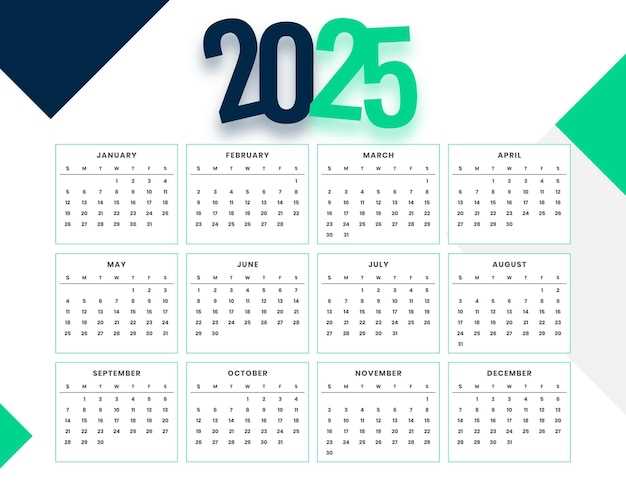 calendar 2025 design template free download