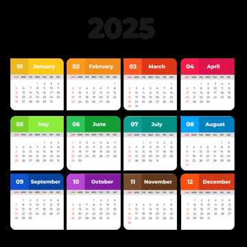 calendar 2025 design template free download