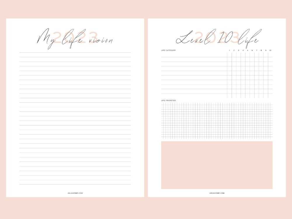 calendar bullet journal template