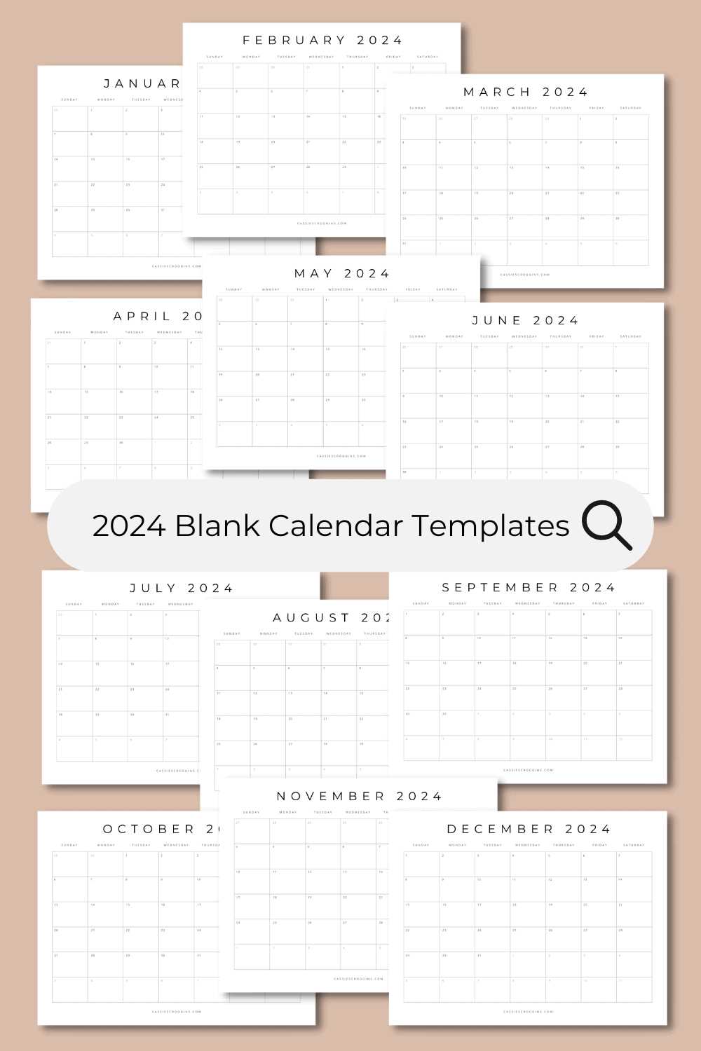 calendar fillable template