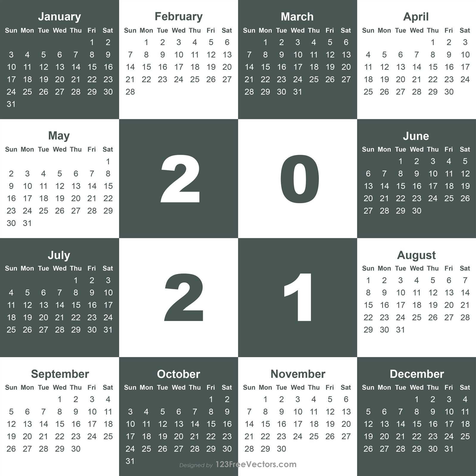 calendar illustrator template