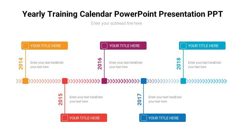 calendar in ppt template