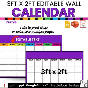 calendar math template