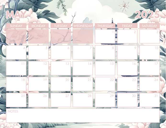 calendar may 2026 template