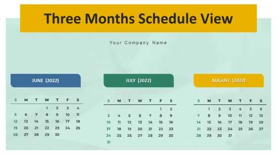 calendar powerpoint template free