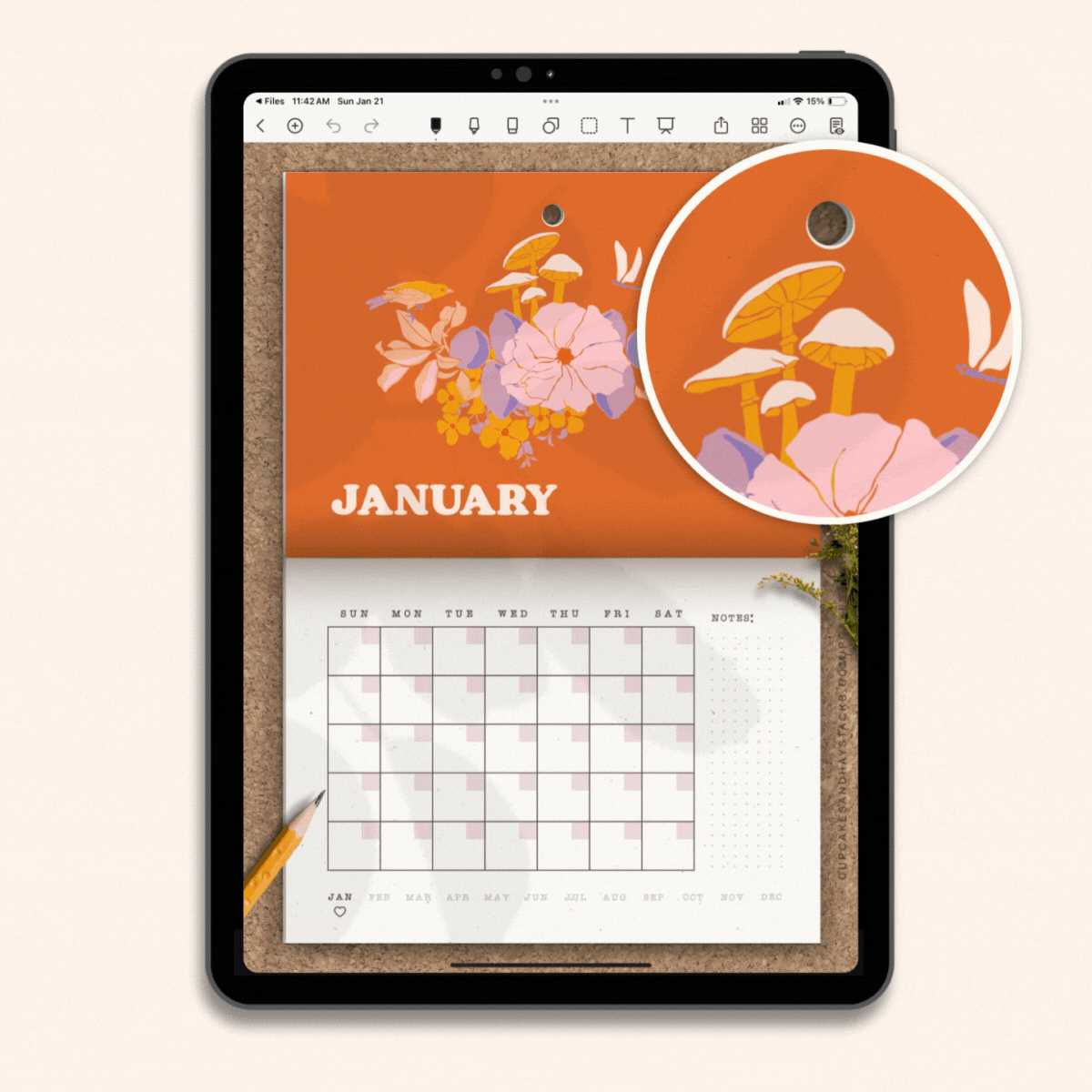 calendar publisher template