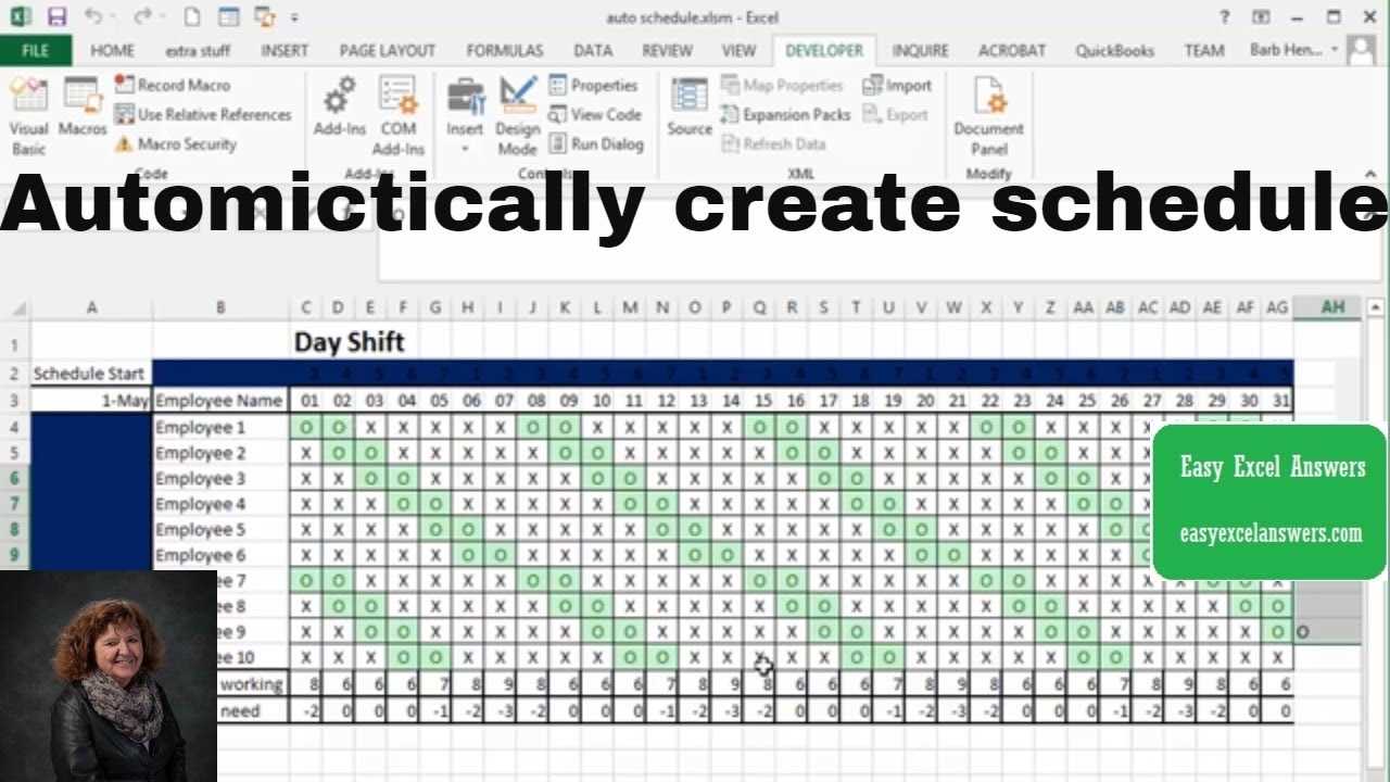 calendar shift work template