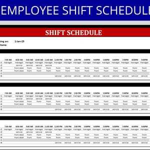 calendar shift work template