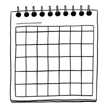 calendar sketch template