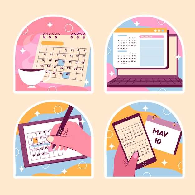 calendar sticker template