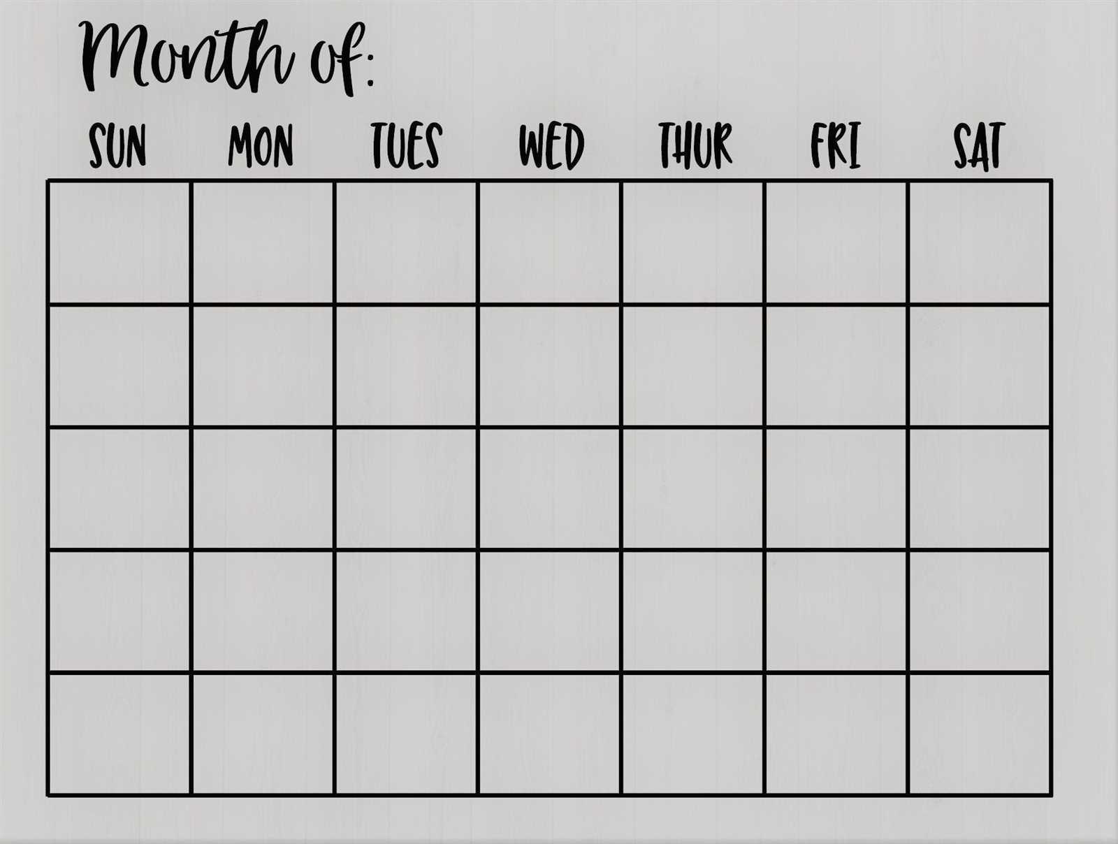 calendar svg template