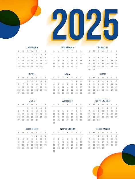 calendar template 2025 18