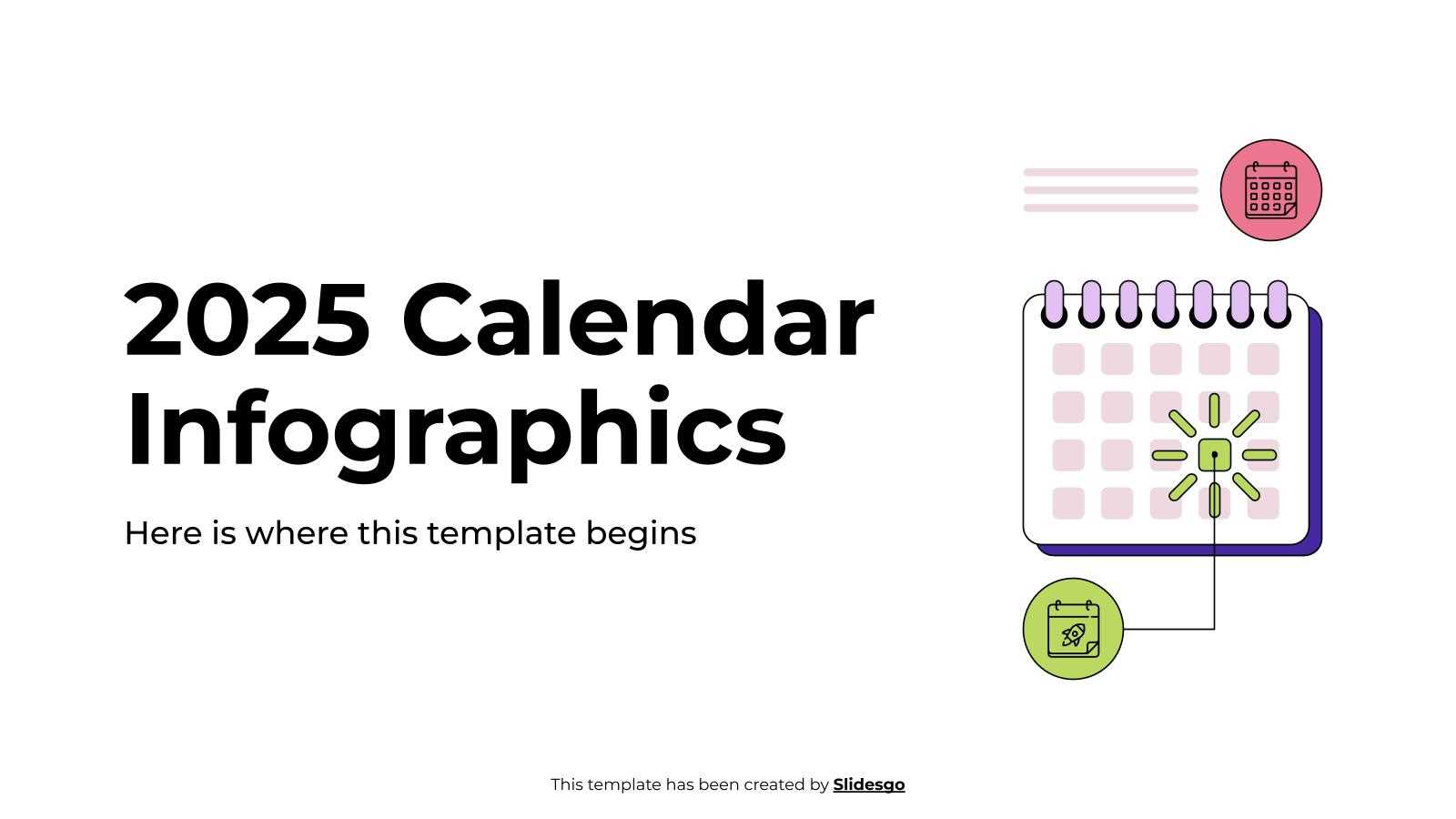 calendar template 2025 ppt