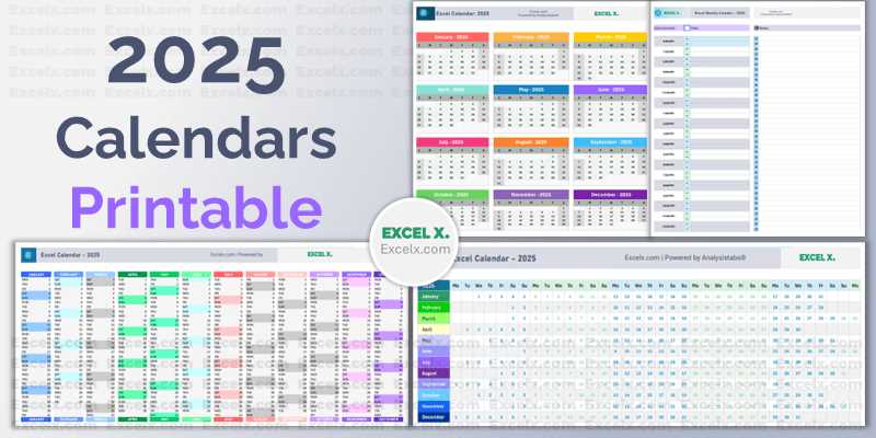 calendar template 2025 yearly