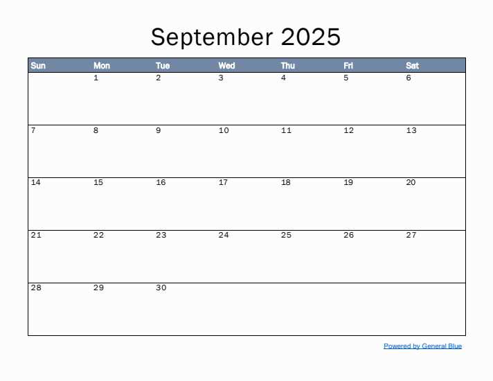 calendar template 2026 september
