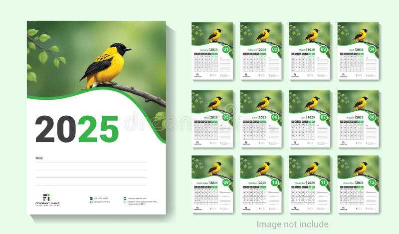 calendar template adobe illustrator