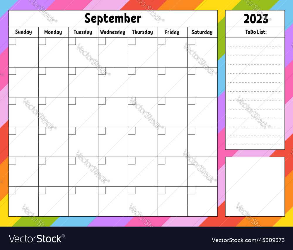 calendar template monthly blank