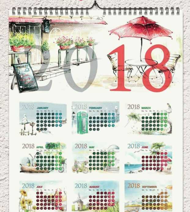 calendar template photoshop