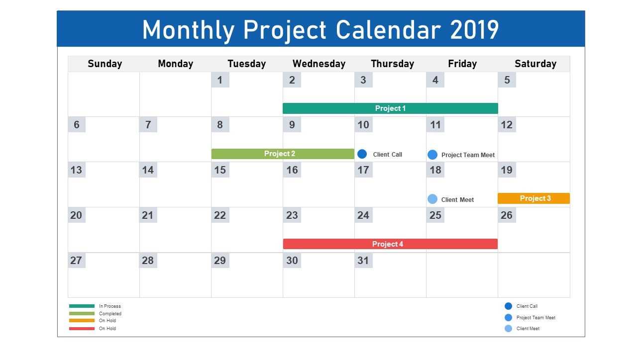 calendar template ppt