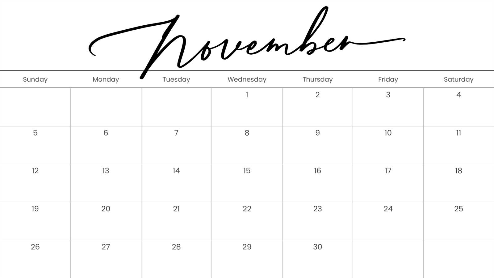 calendar template pretty