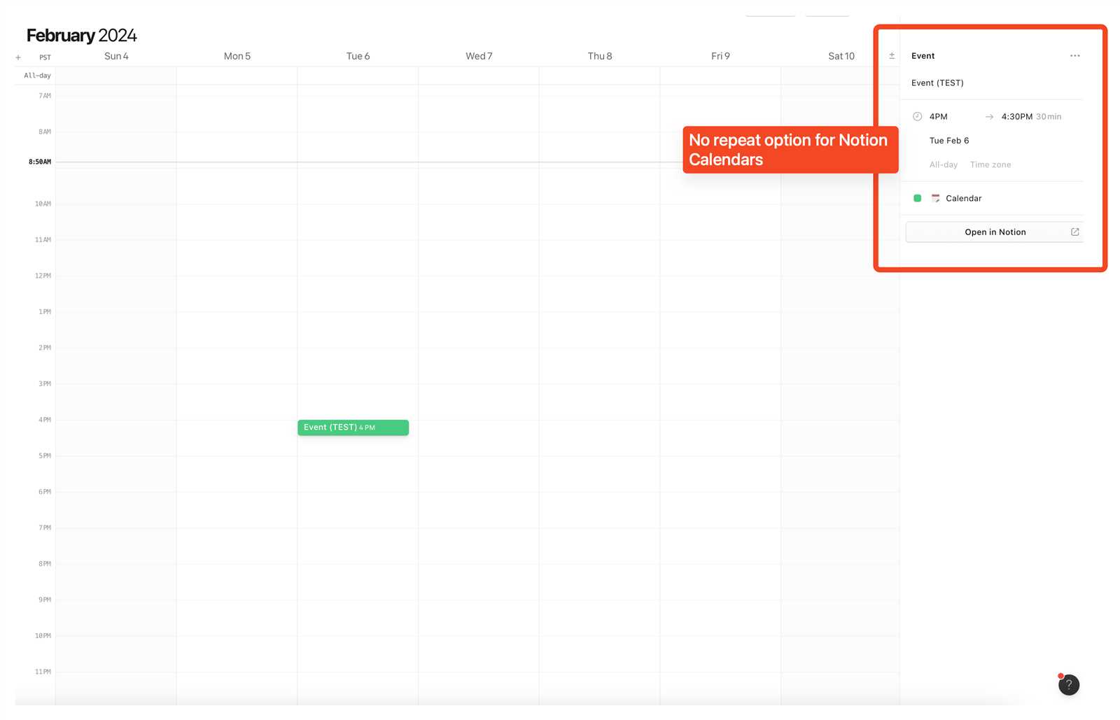 calendar template with recurring events